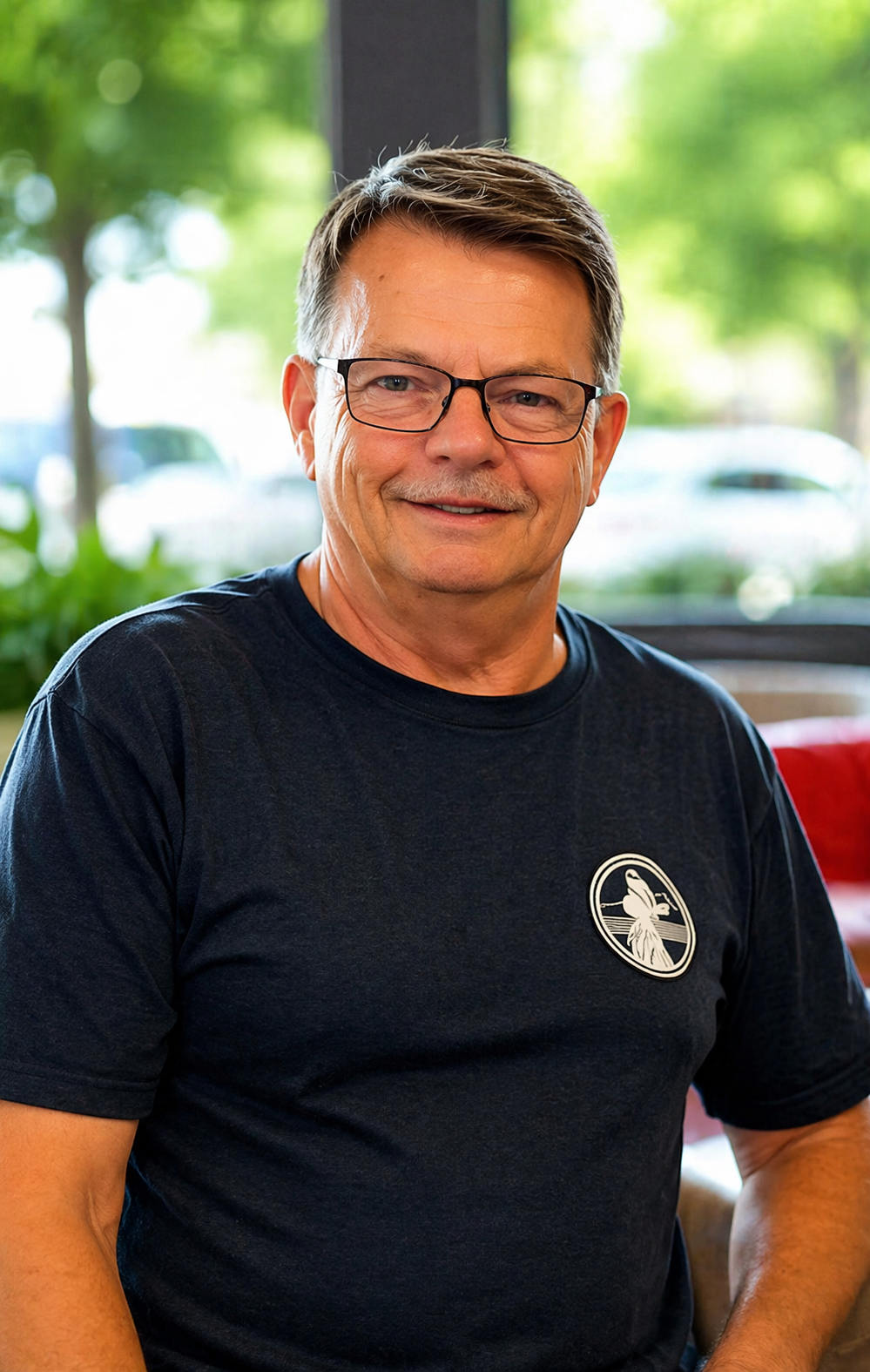 Male customer smiling after getting life insurance policy online in 15 minutes with TrustedLifeRates